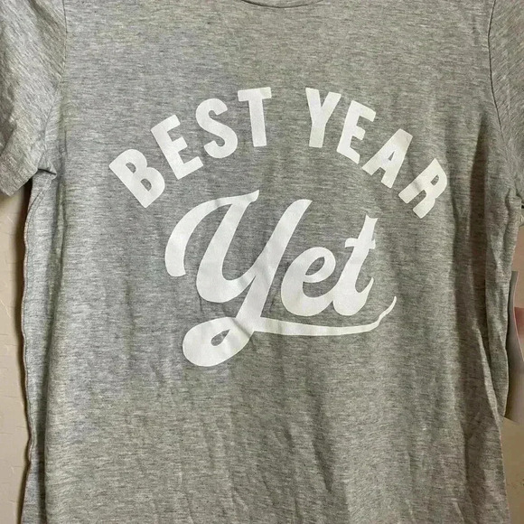 1901‎ Best Year Yet T-Shirt Gray Size XS - Picture 5 of 9